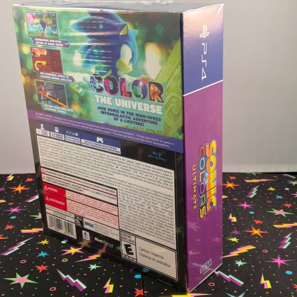 Brand new sealed Sonic Colors Ultimate PS4 video game with keychain - Picture 7 of 9